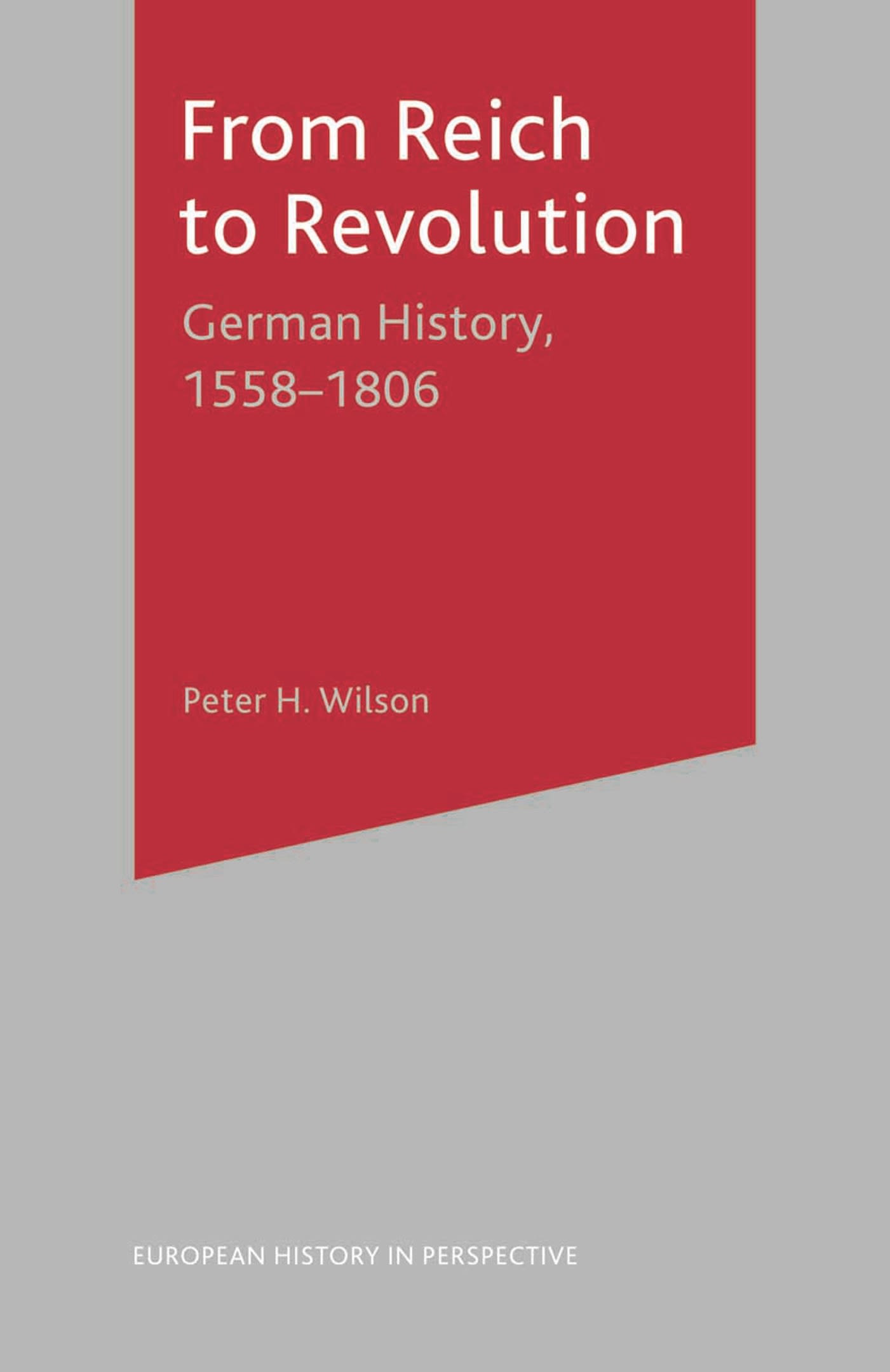 From Reich to Revolution 1 From Reich to Revolution