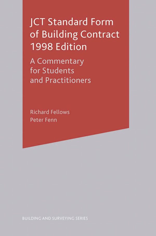JCT Standard Form of Building Contract 1998 Edition