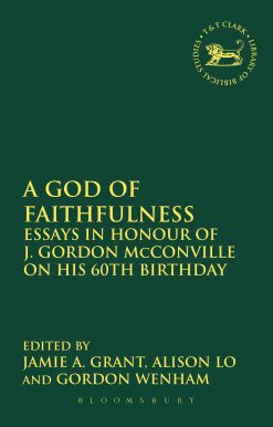 A God of Faithfulness: Essays in Honour of J. Gordon McConville on his 60th Birthday
