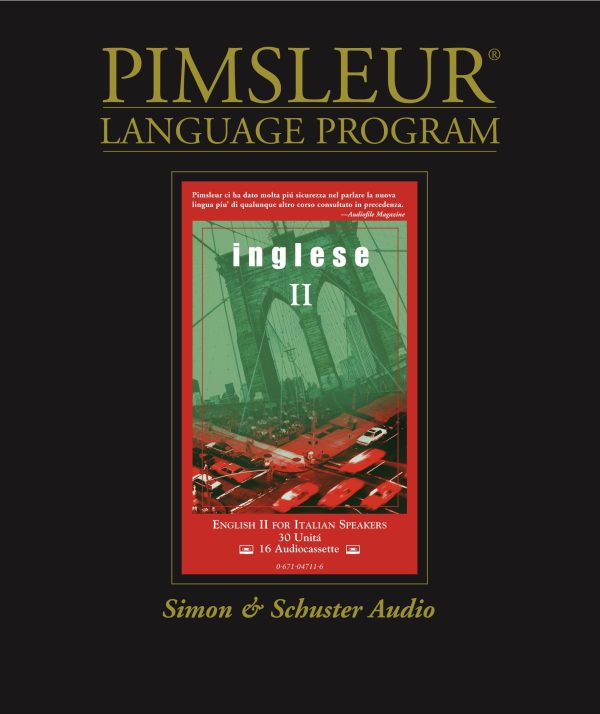 English for Italian II, Comprehensive Learn to Speak and Understand English for Italian with Pimsleur Language Programs