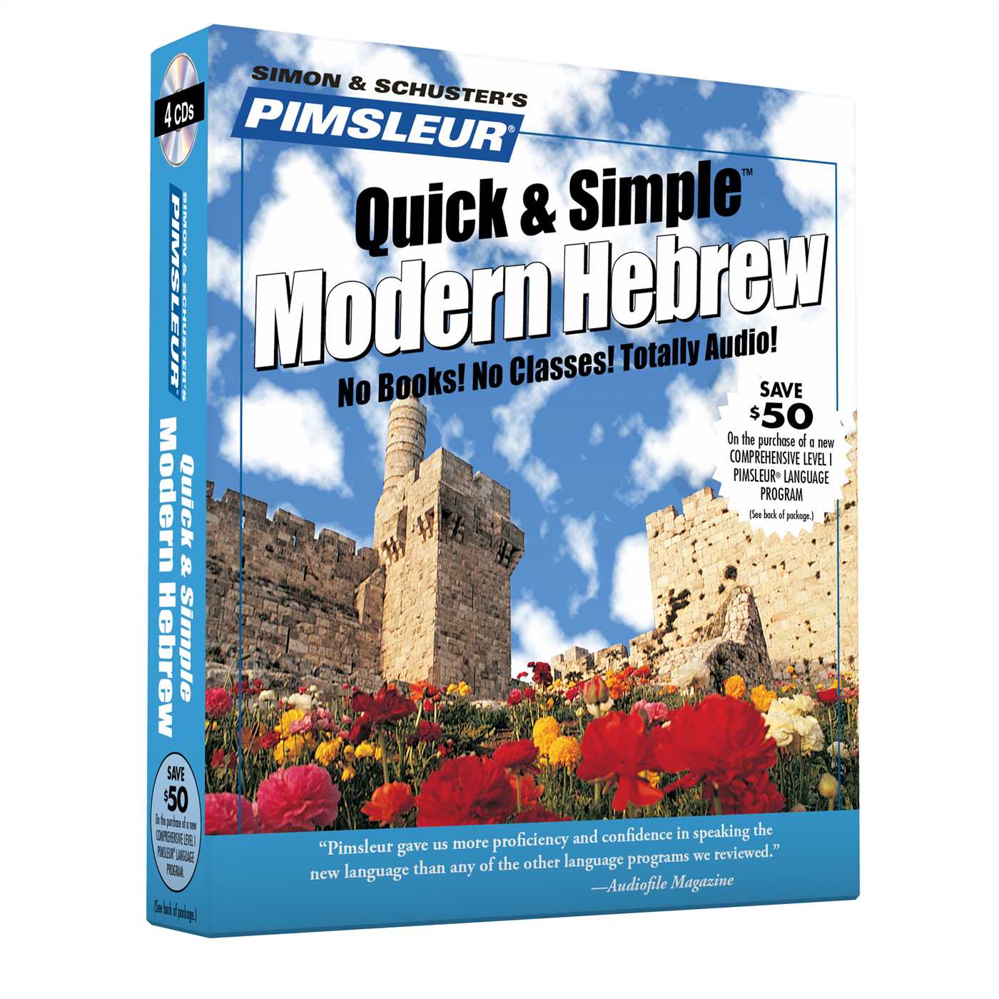 Pimsleur Hebrew Quick & Simple Course - Level 1 Lessons 1-8 CD Learn to Speak and Understand Hebrew with Pimsleur Language Programs