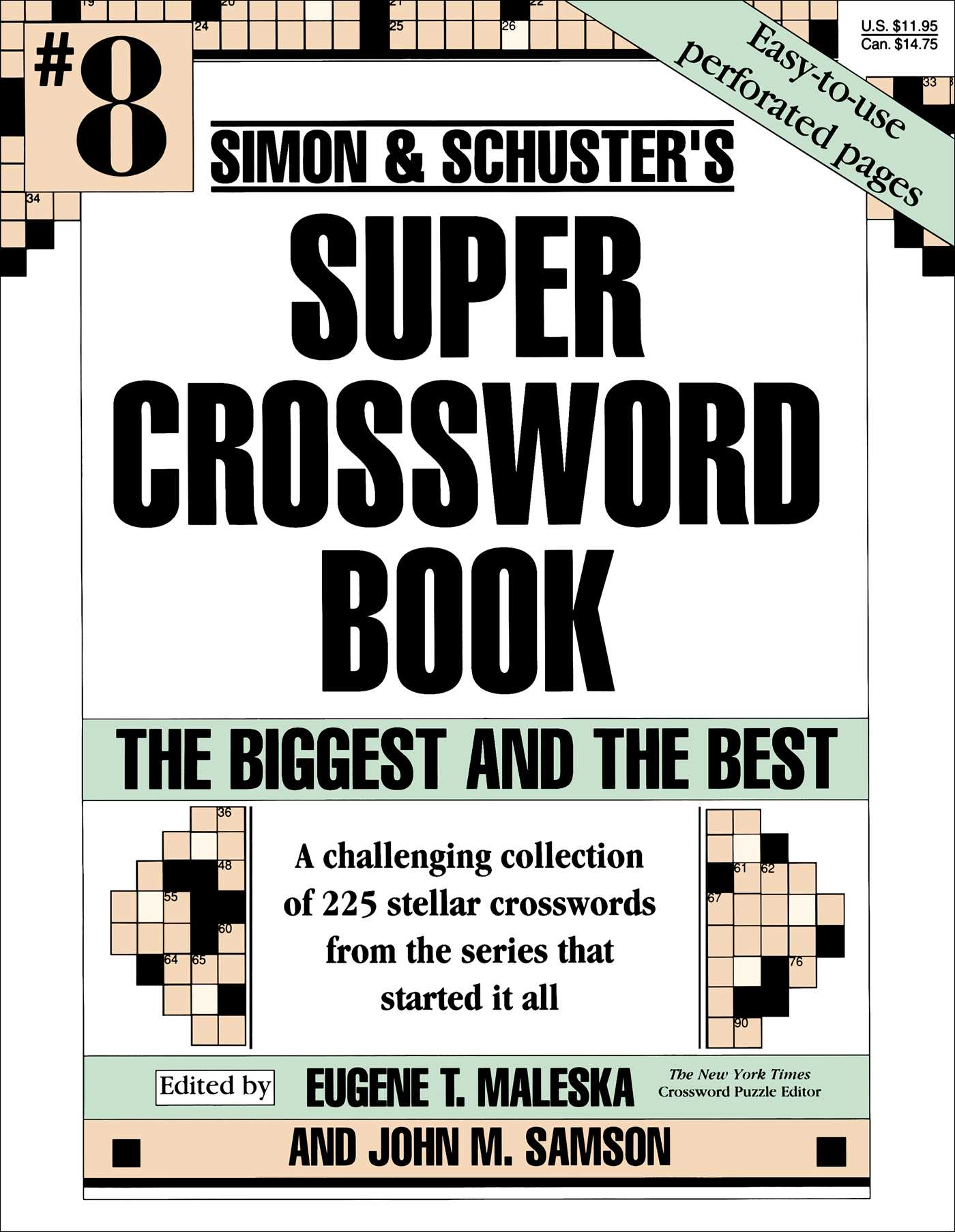 Simon & Schuster Super Crossword Puzzle Book #8 The Biggest And The Best