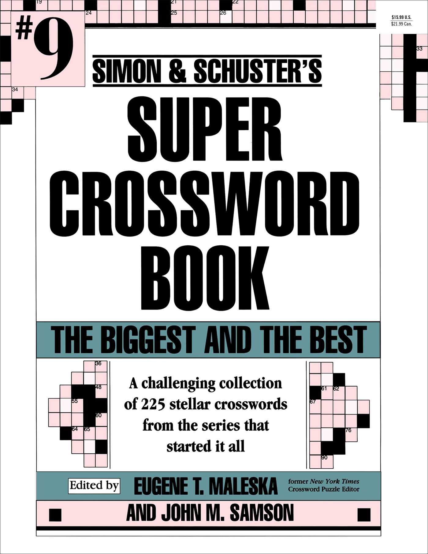 Simon & Schuster Super Crossword Puzzle Book #9 The Biggest and the Best