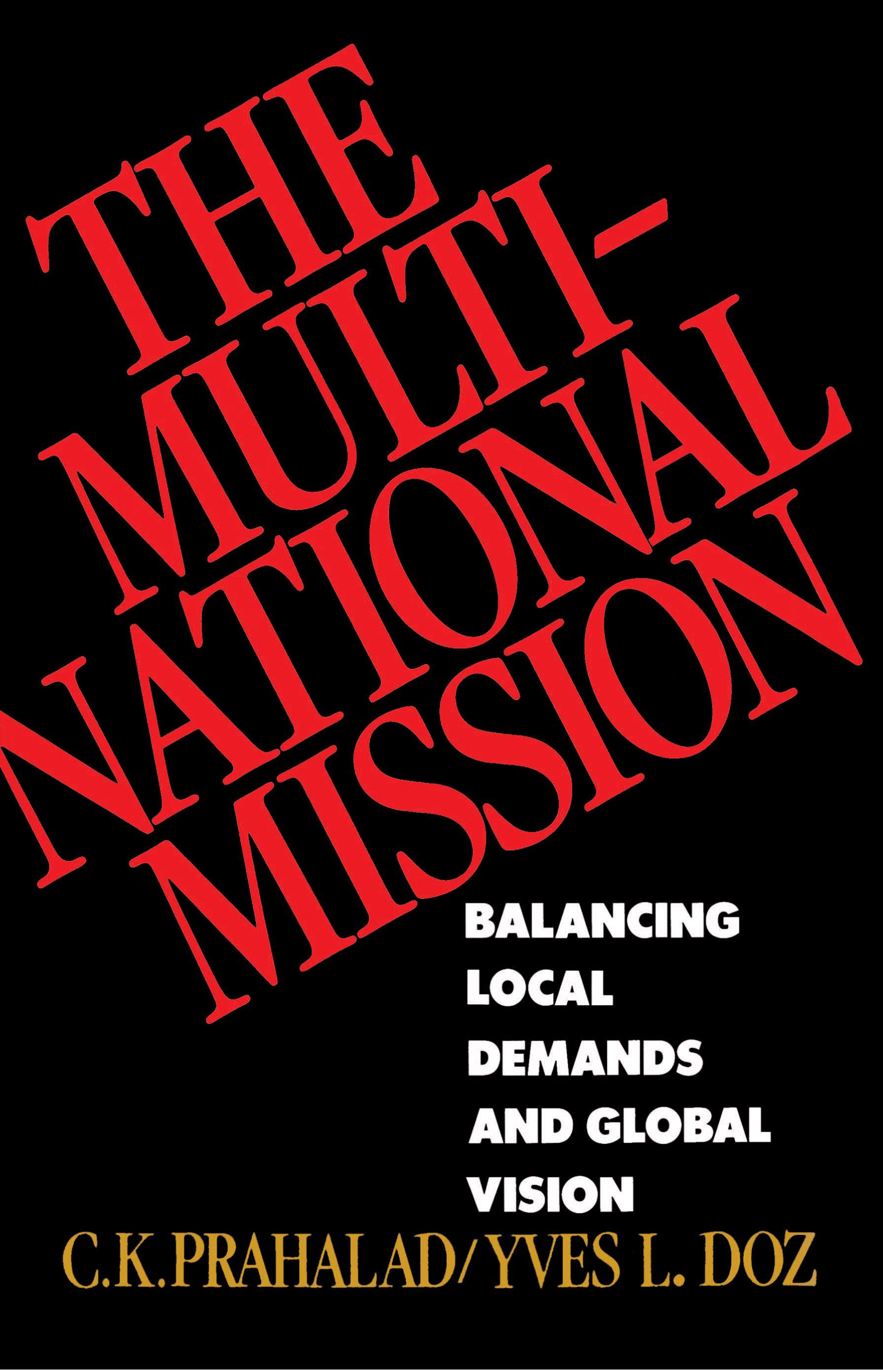 Balancing Local Demands and Global Vision