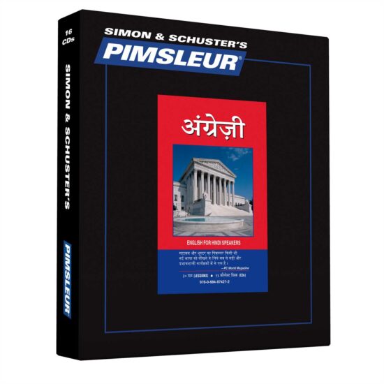 Pimsleur English for Hindi Speakers Level 1 CD Learn to Speak and Understand English as a Second Language with Pimsleur Language Programs