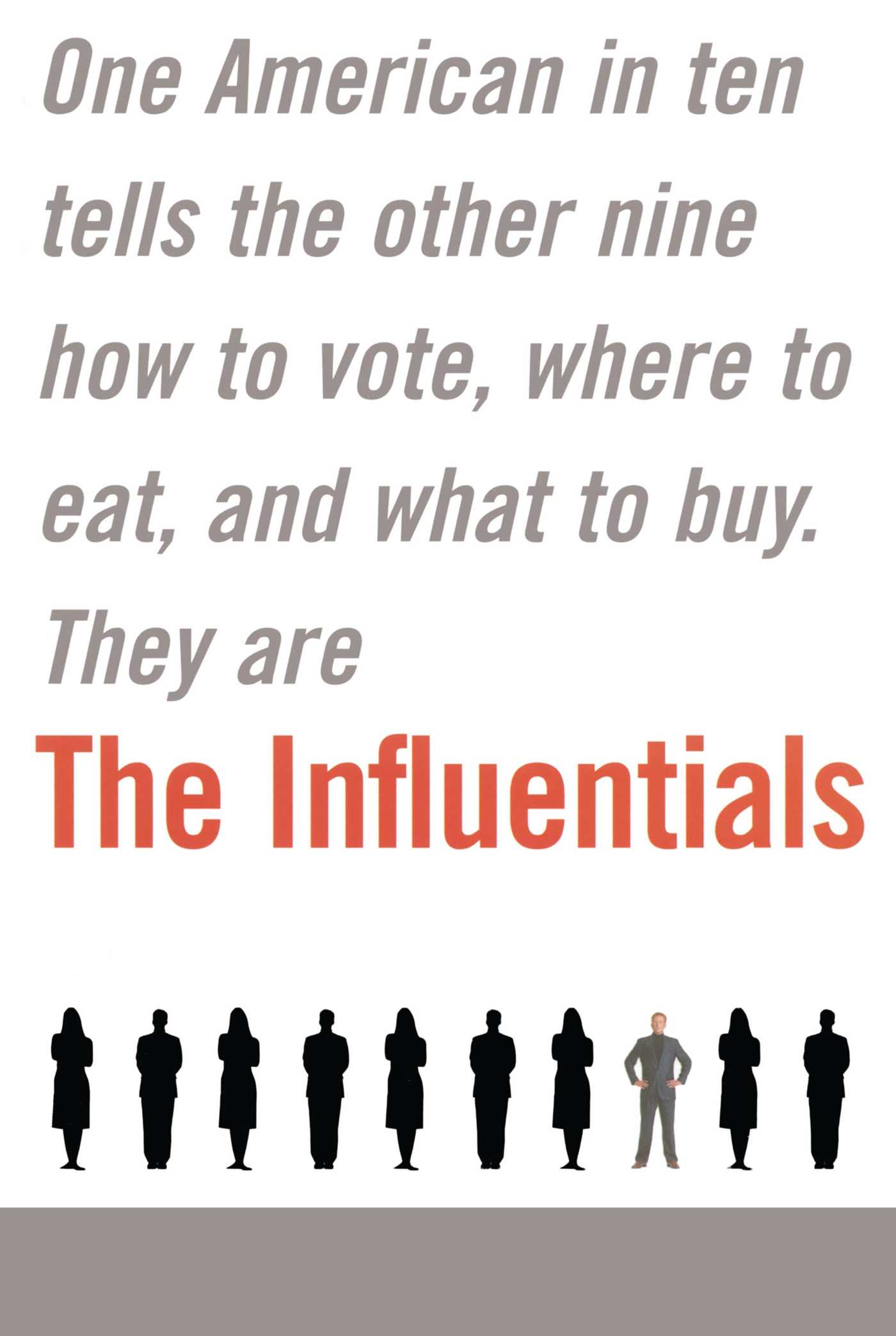 One American in Ten Tells the Other Nine How to Vote, Where to Eat, and What to Buy