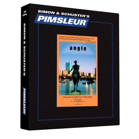 Pimsleur English for Haitian Creole Speakers Level 1 CD Learn to Speak and Understand English for Haitian with Pimsleur Language Programs