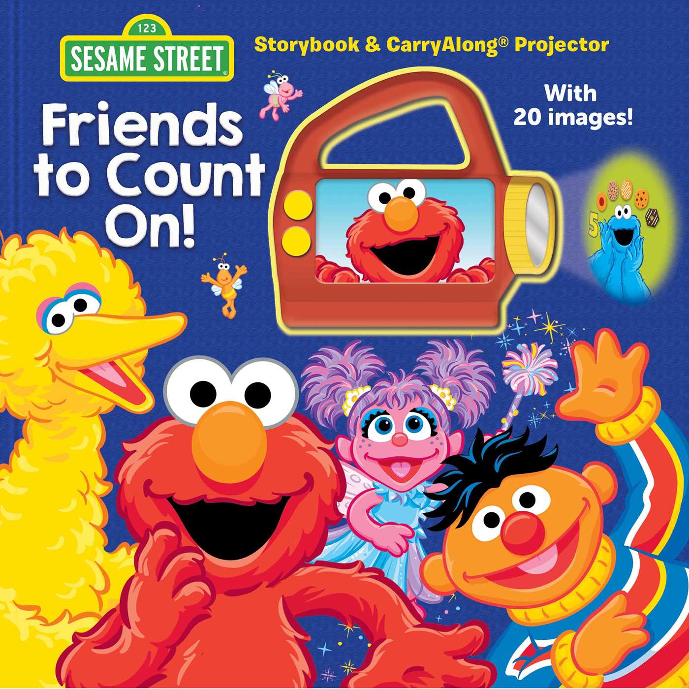 Sesame Street: Friends to Count On! Storybook & CarryAlong Projector