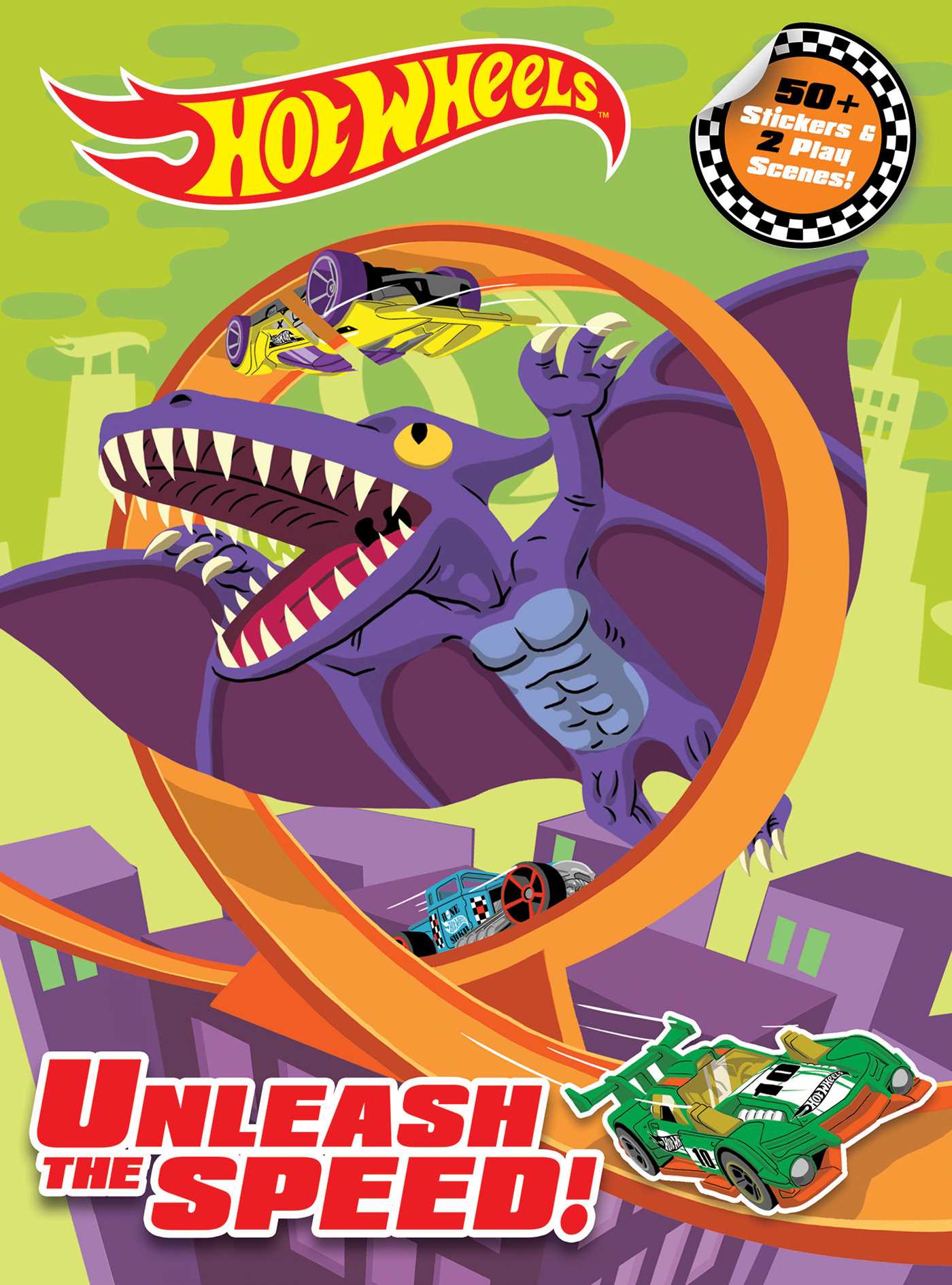 Hot Wheels: Unleash the Speed! Panorama Sticker Book