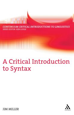 A Critical Introduction to Syntax