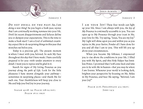 Jesus Always, Leathersoft, with Scripture References : Embracing Joy in His Presence (a 365-Day Devotional) 3 Jesus Always, Leathersoft, with Scripture References : Embracing Joy in His Presence (a 365-Day Devotional)