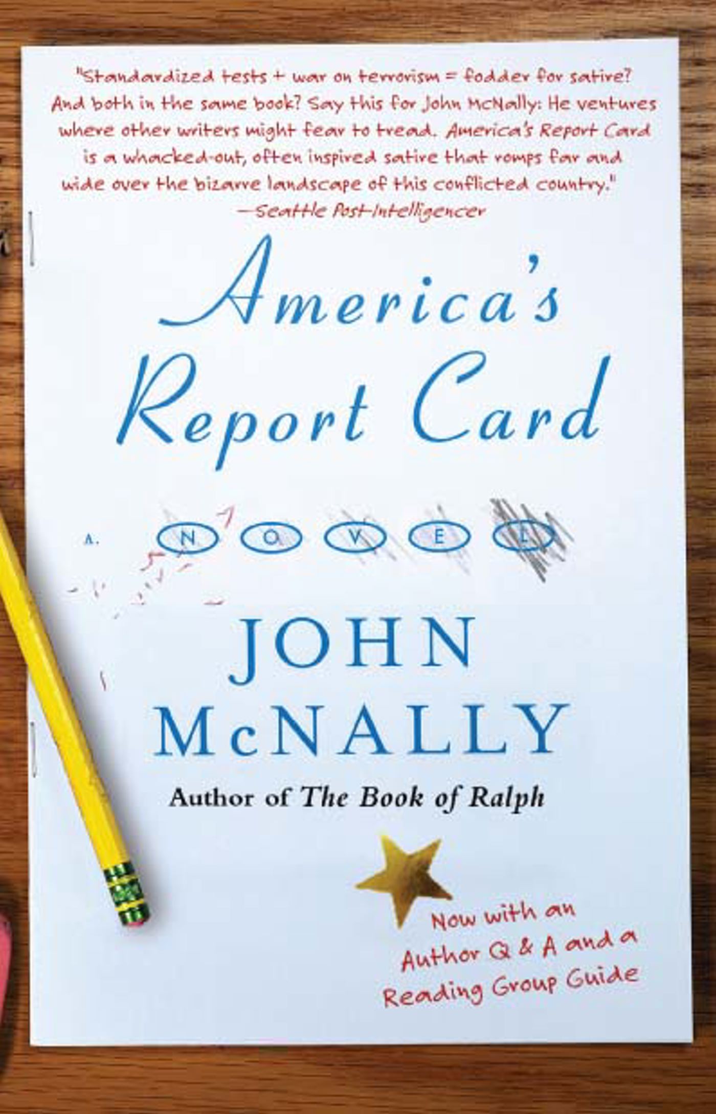 America's Report Card A Novel