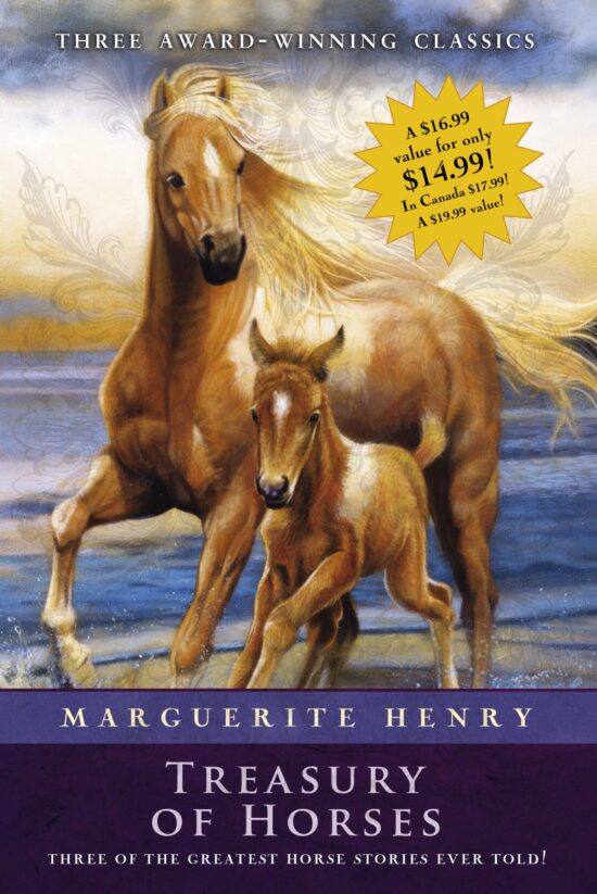 Marguerite Henry Treasury of Horses (Boxed Set) Misty of Chincoteague, Justin Morgan Had a Horse, King of the Wind