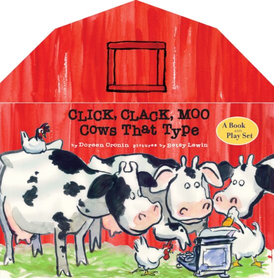 Click, Clack, Moo A Book and Play Set