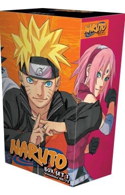 Naruto Box Set 3: Volumes 49-72 with Premium