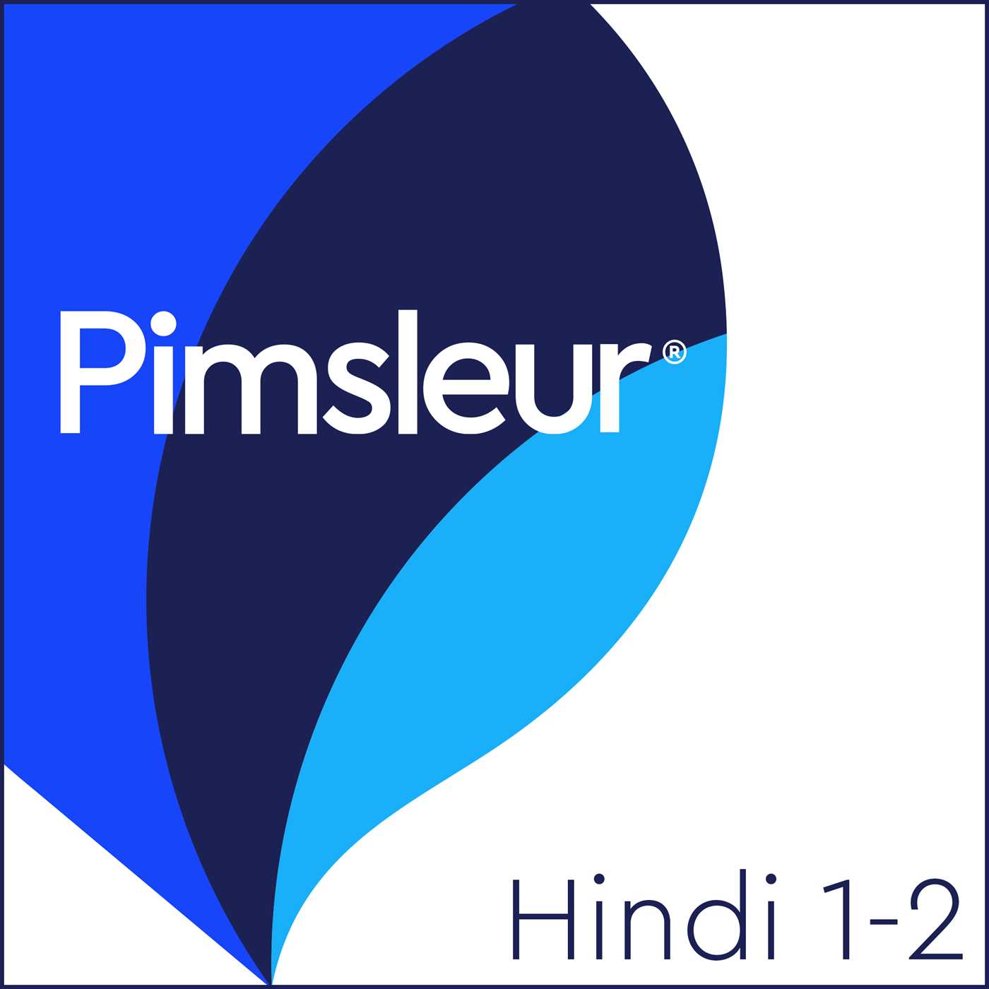 Pimsleur Hindi Levels 1-2: Learn to Speak and Understand Hindi with Pimsleur Language Programs