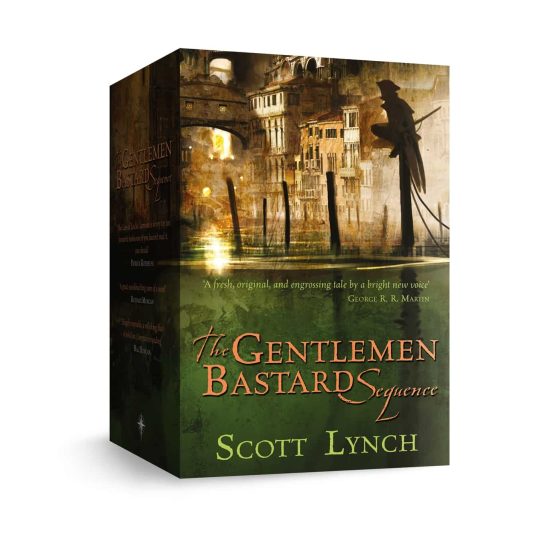 The Gentleman Bastard Sequence:The Lies of Locke Lamora, Red Seas Under Red Skies, The Republic of Thieves