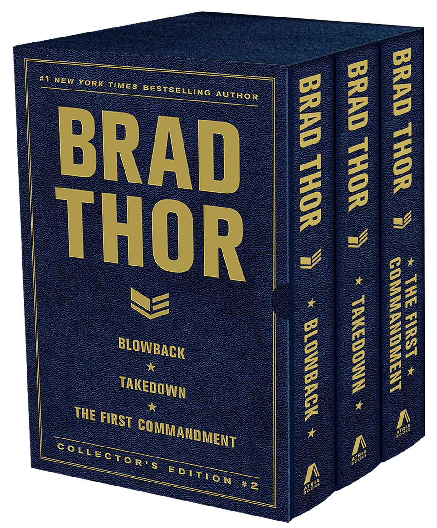 Brad Thor Collectors' Edition #2: Blowback, Takedown, and The First Commandment