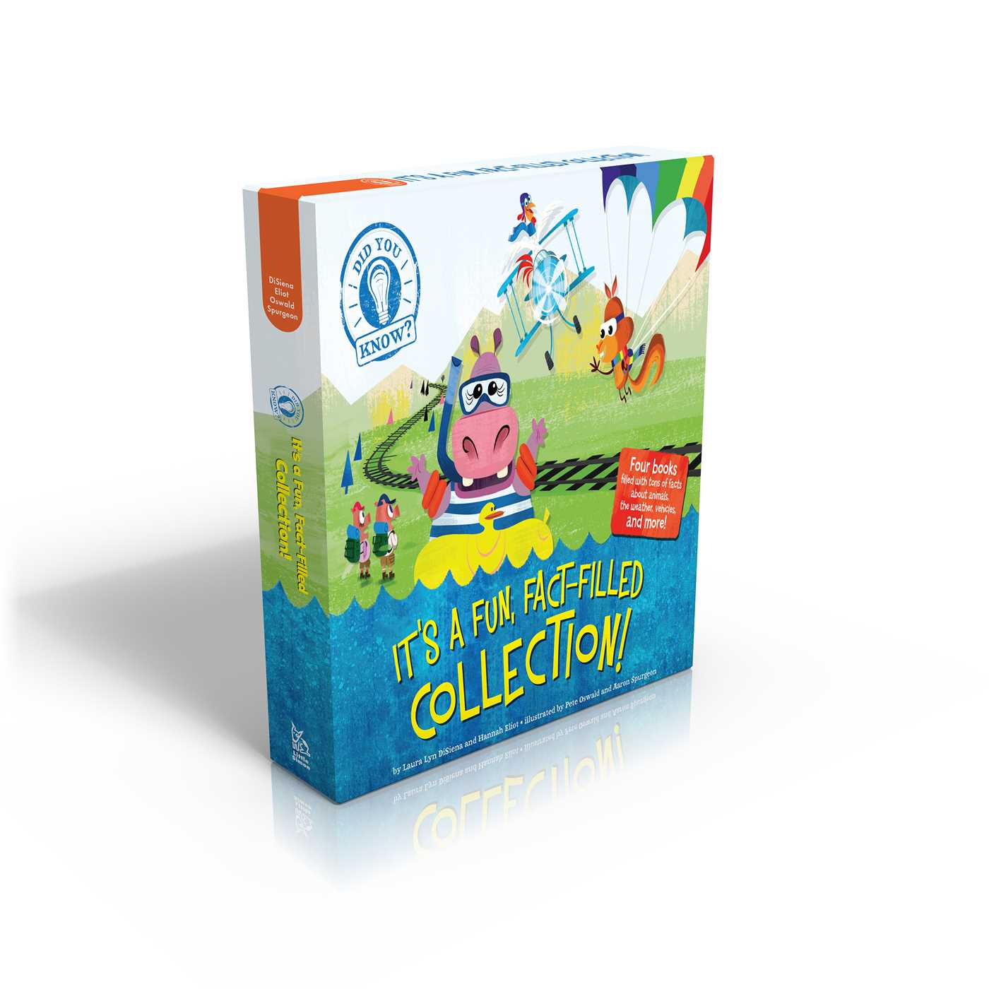 Did You Know? It's a Fun, Fact-Filled Collection! (Boxed Set): Hippos Can't Swim; Chickens Don't Fly; Rainbows Never End; Trains Can Float 1 Did You Know? It's a Fun, Fact-Filled Collection! (Boxed Set): Hippos Can't Swim; Chickens Don't Fly; Rainbows Never End; Trains Can Float