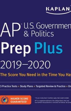 AP U.S. Government & Politics Prep Plus 2019-2020: 3 Practice Tests + Study Plans + Targeted Review & Practice + Online