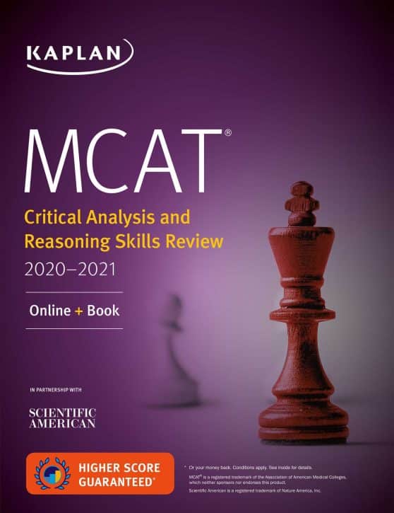 MCAT Critical Analysis and Reasoning Skills Review 2020-2021: Online + Book