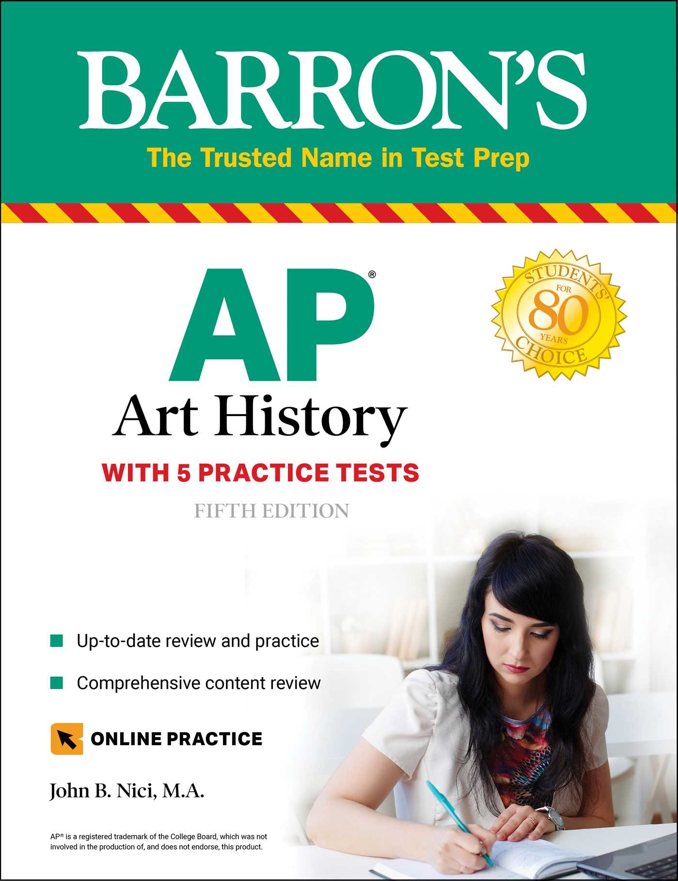 AP Art History: 5 Practice Tests + Comprehensive Review + Online Practice 1 AP Art History: 5 Practice Tests + Comprehensive Review + Online Practice