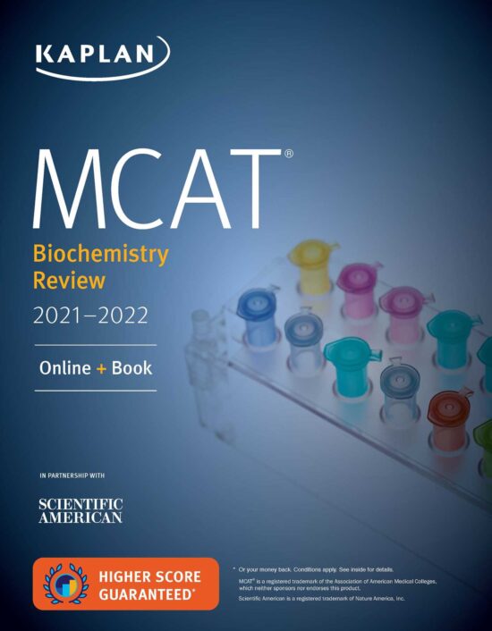 MCAT Biochemistry Review 2021-2022: Online + Book
