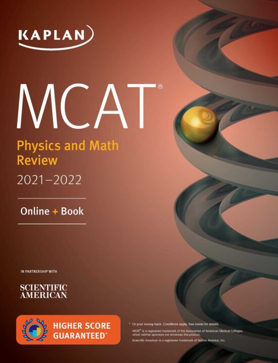 MCAT Physics and Math Review 2021-2022: Online + Book