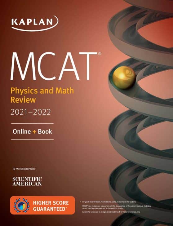 MCAT Physics and Math Review 2021-2022: Online + Book