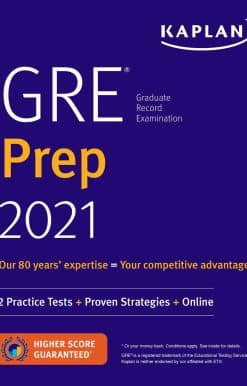 GRE Prep 2021: 2 Practice Tests + Proven Strategies + Online