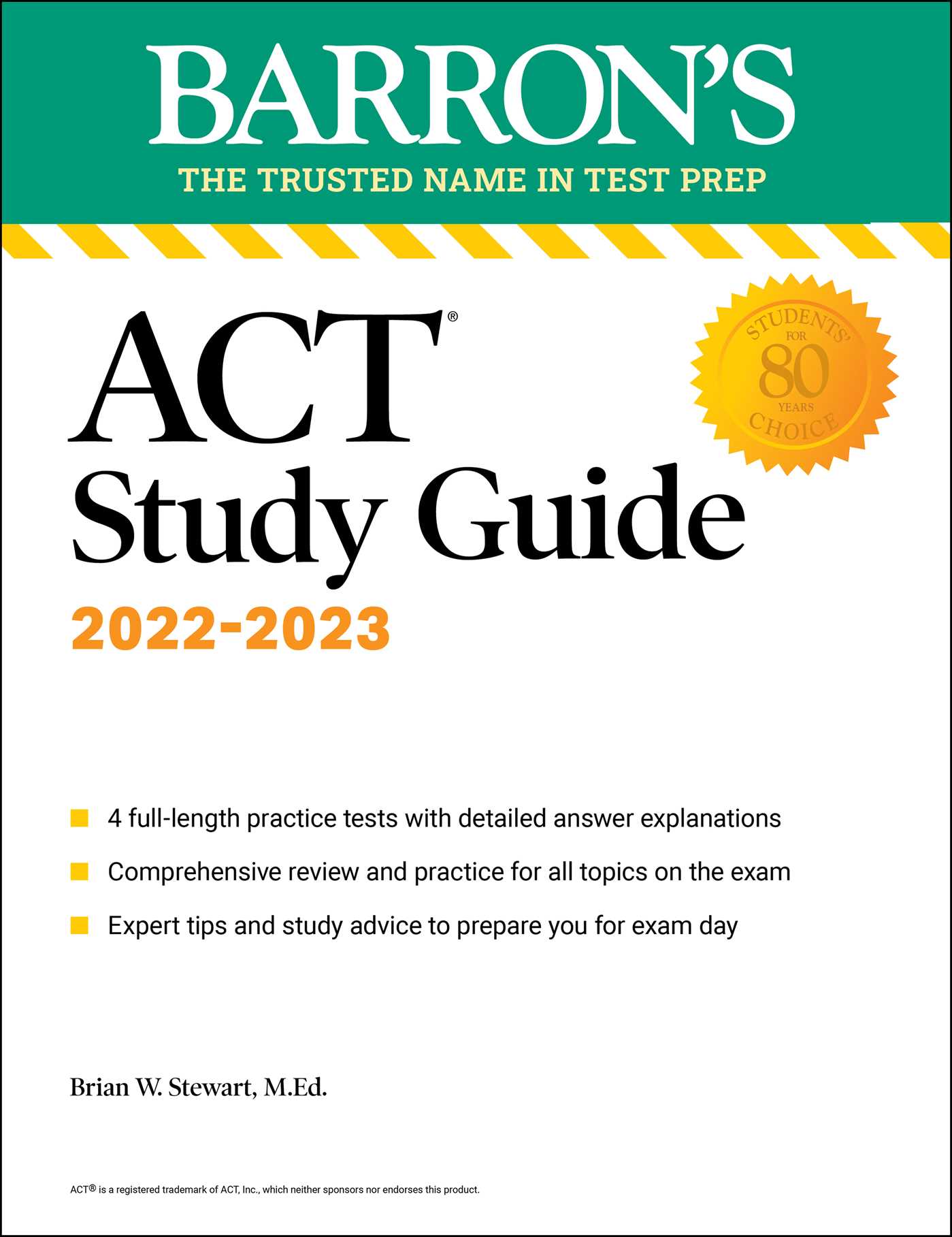 ACT Study Guide: with 4 practice tests 1 ACT Study Guide: with 4 practice tests