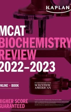 MCAT Biochemistry Review 2022-2023: Online + Book