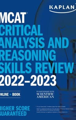 MCAT Critical Analysis and Reasoning Skills Review 2022-2023: Online + Book