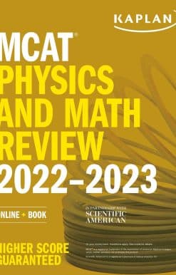 MCAT Physics and Math Review 2022-2023: Online + Book