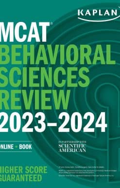 MCAT Behavioral Sciences Review 2023-2024: Online + Book