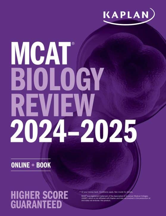 MCAT Biology Review 2024-2025: Online + Book