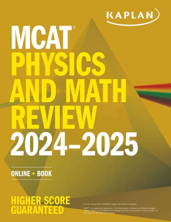 MCAT Physics and Math Review 2024-2025: Online + Book