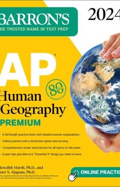 AP Human Geography Premium, 2024: 6 Practice Tests + Comprehensive Review + Online Practice