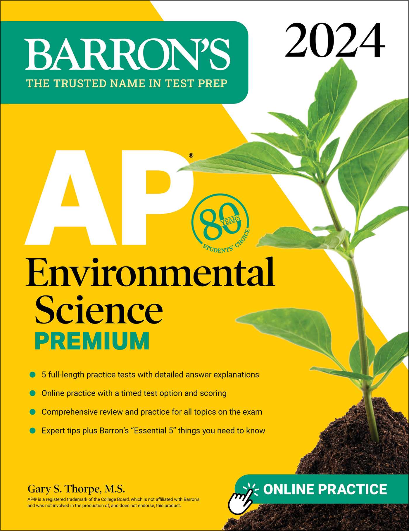 AP Environmental Science Premium, 2024: 5 Practice Tests + Comprehensive Review + Online Practice 1 AP Environmental Science Premium, 2024: 5 Practice Tests + Comprehensive Review + Online Practice