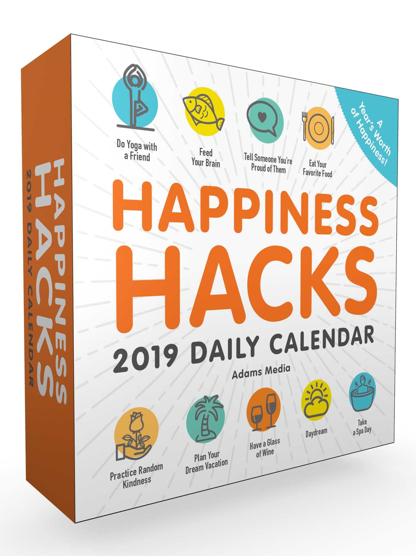 Happiness Hacks 2019 Daily Calendar 1 Happiness Hacks 2019 Daily Calendar
