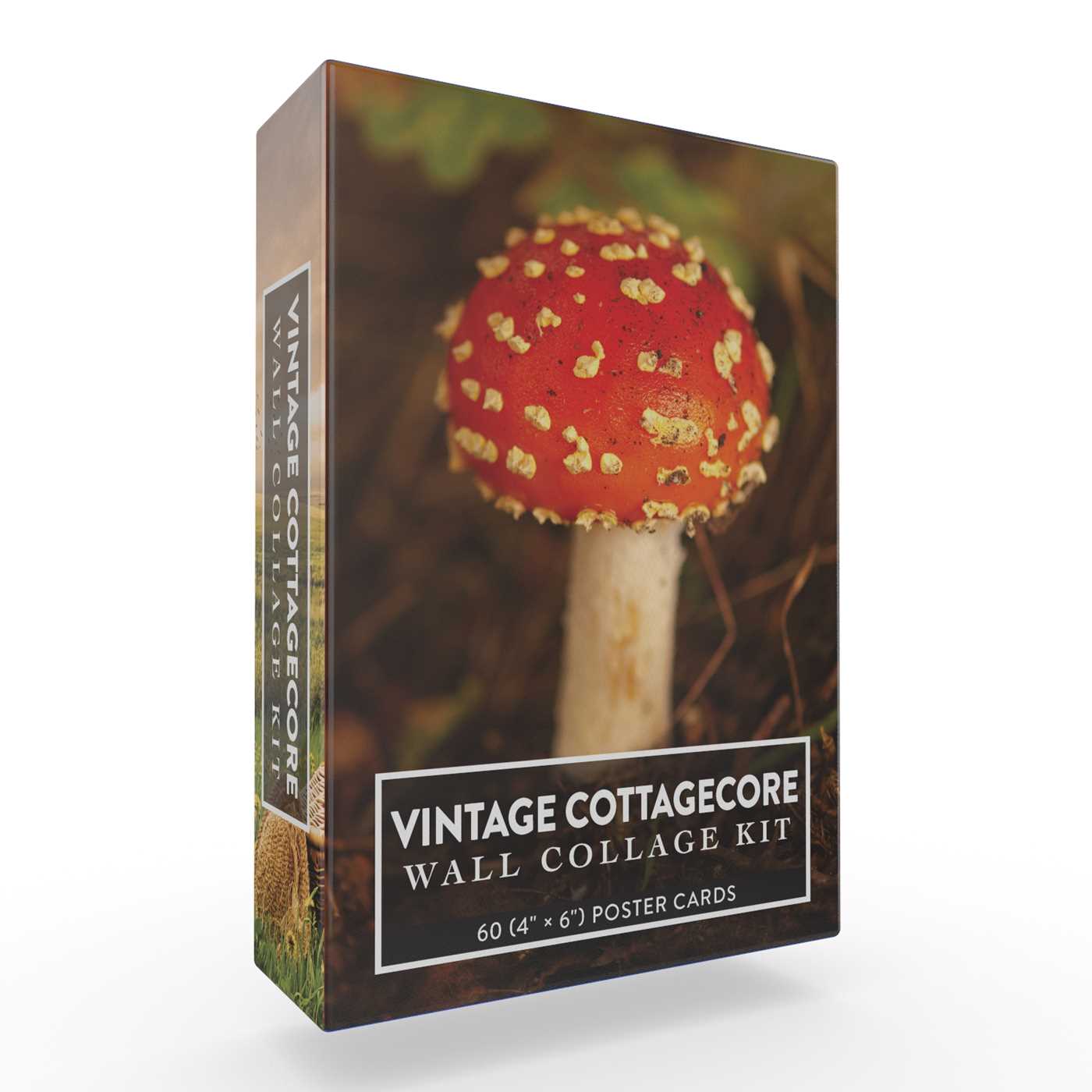 Vintage Cottagecore Wall Collage Kit: 60 (4" Ã— 6") Poster Cards