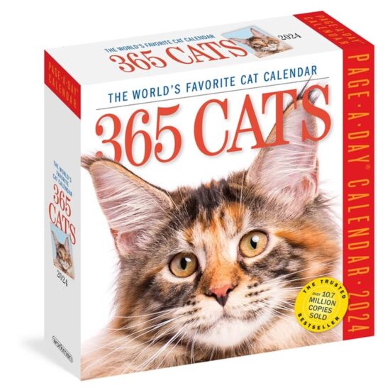 365 Cats Page-A-Day Calendar 2024: The World's Favourite Cat Calendar