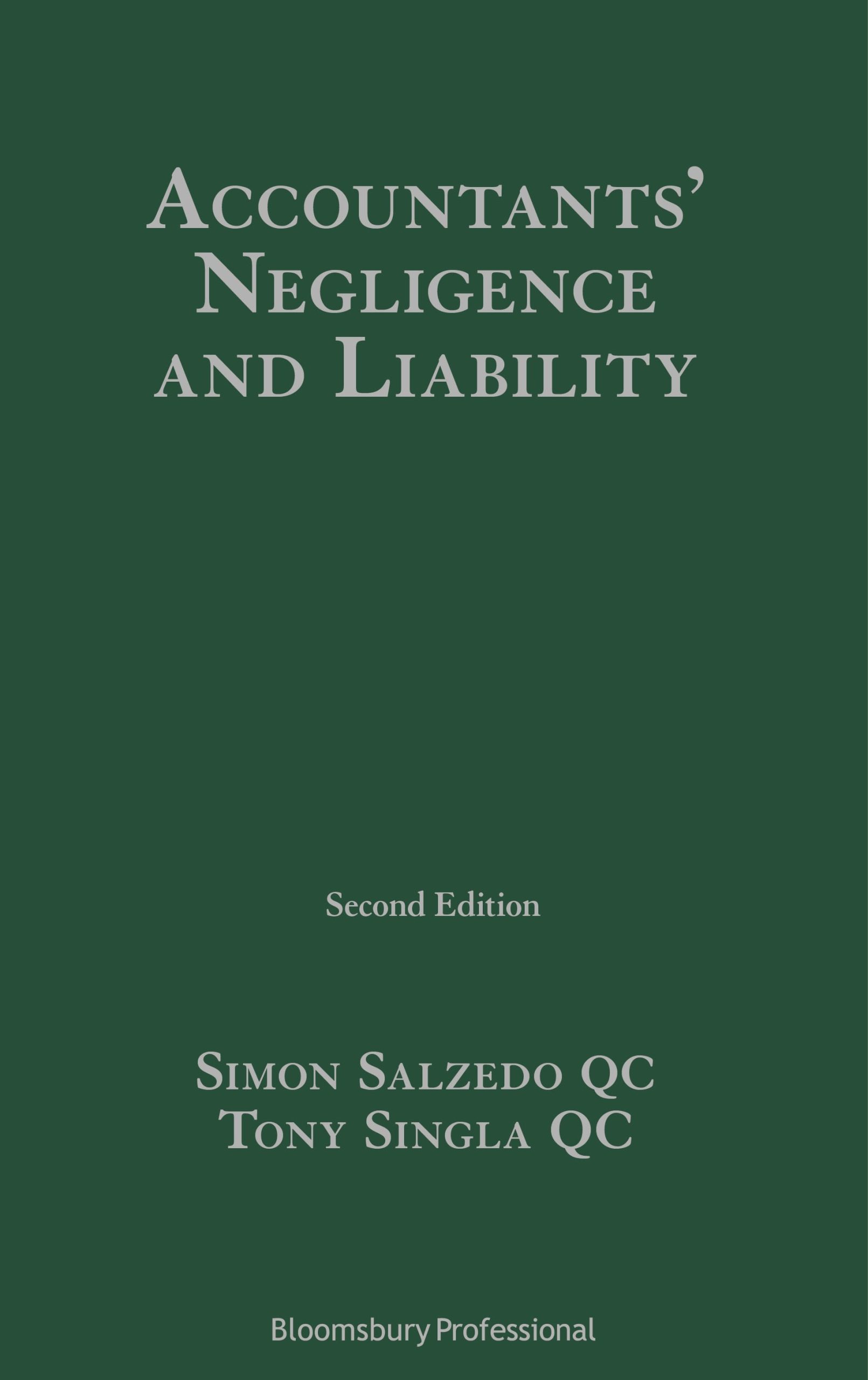 Accountants’ Negligence and Liability 1 Accountants’ Negligence and Liability