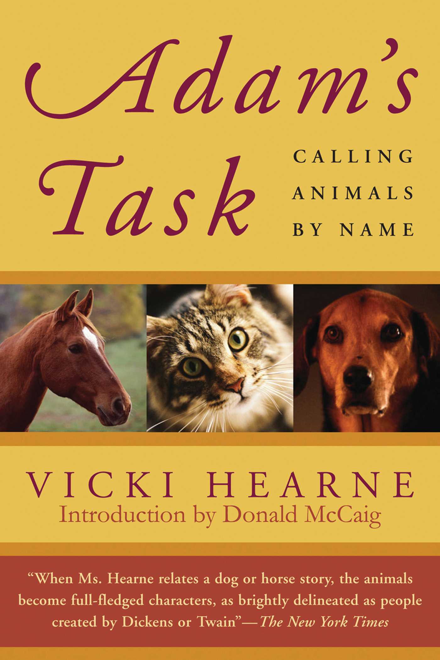 Adam's Task: Calling Animals by Name