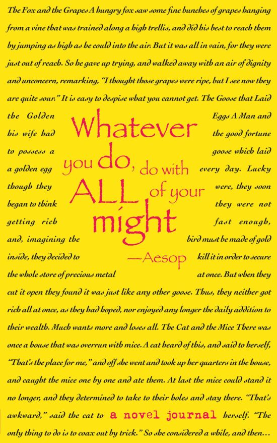 A Novel Journal: Aesop's Fables (Compact)