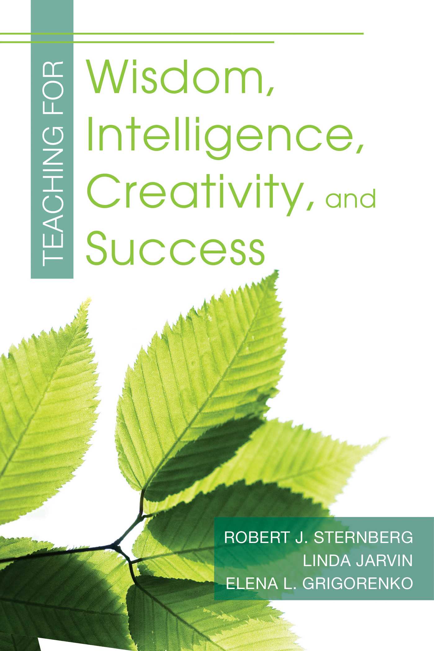 Teaching for Wisdom, Intelligence, Creativity, and Success 1 Teaching for Wisdom, Intelligence, Creativity, and Success