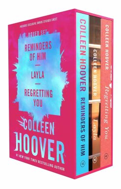 Colleen Hoover 3-Book Boxed Set: Reminders of Him, Layla, Regretting You Paperback  Box set( Also included as a special bonus: a sticker sheet of custom illustrations for Reminders of Him, exclusive to this boxed set)