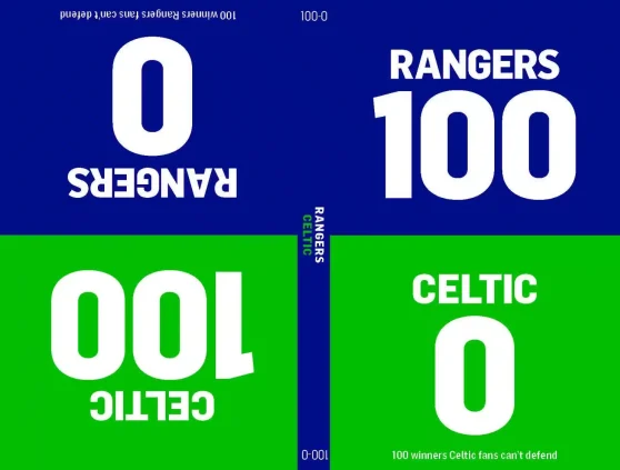 100-0: Celtic-Rangers / Rangers-Celtic: 100-0, Book 3