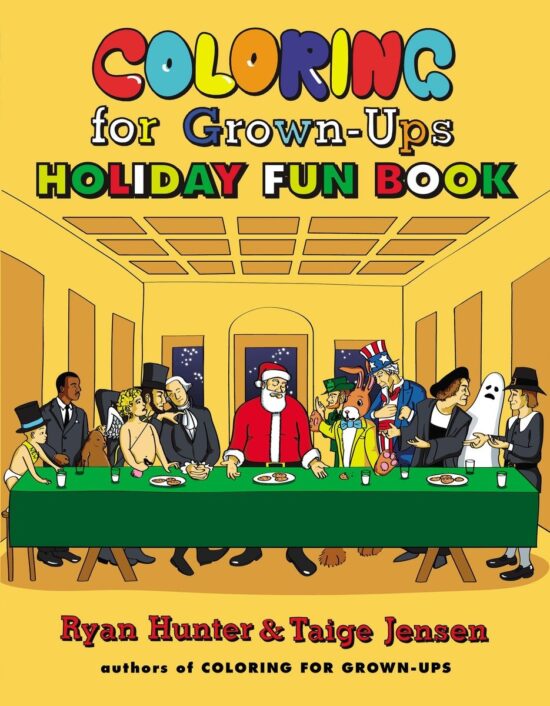 Coloring for Grown-Ups Holiday Fun Book: