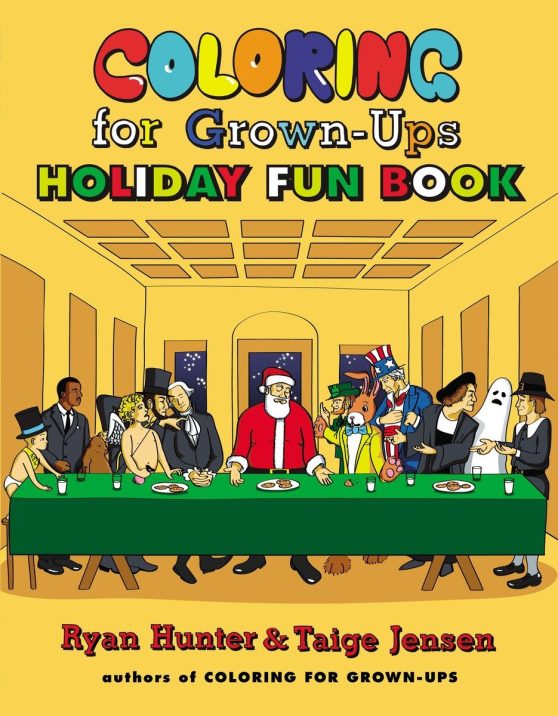 Coloring for Grown-Ups Holiday Fun Book:
